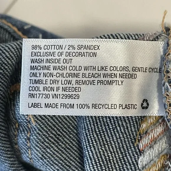 Knox Rose Jeans Women's 10 Medium Wash Embroidered Straight Leg Ankle Boho NEW - Picture 9 of 10